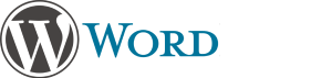 wordpress logo white